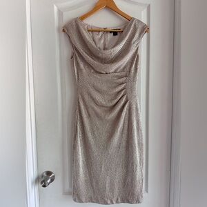 Ralph Lauren Metallic Midi Dress